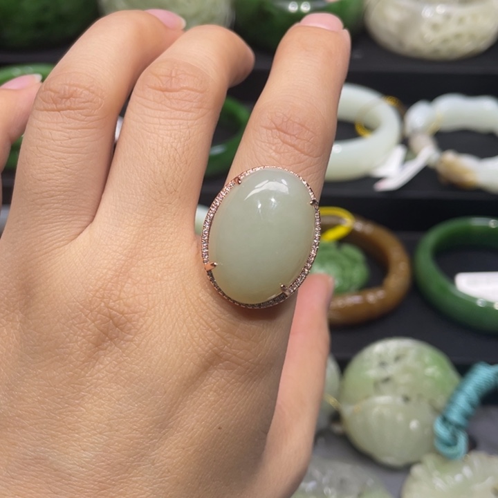 和田玉戒指未镶嵌