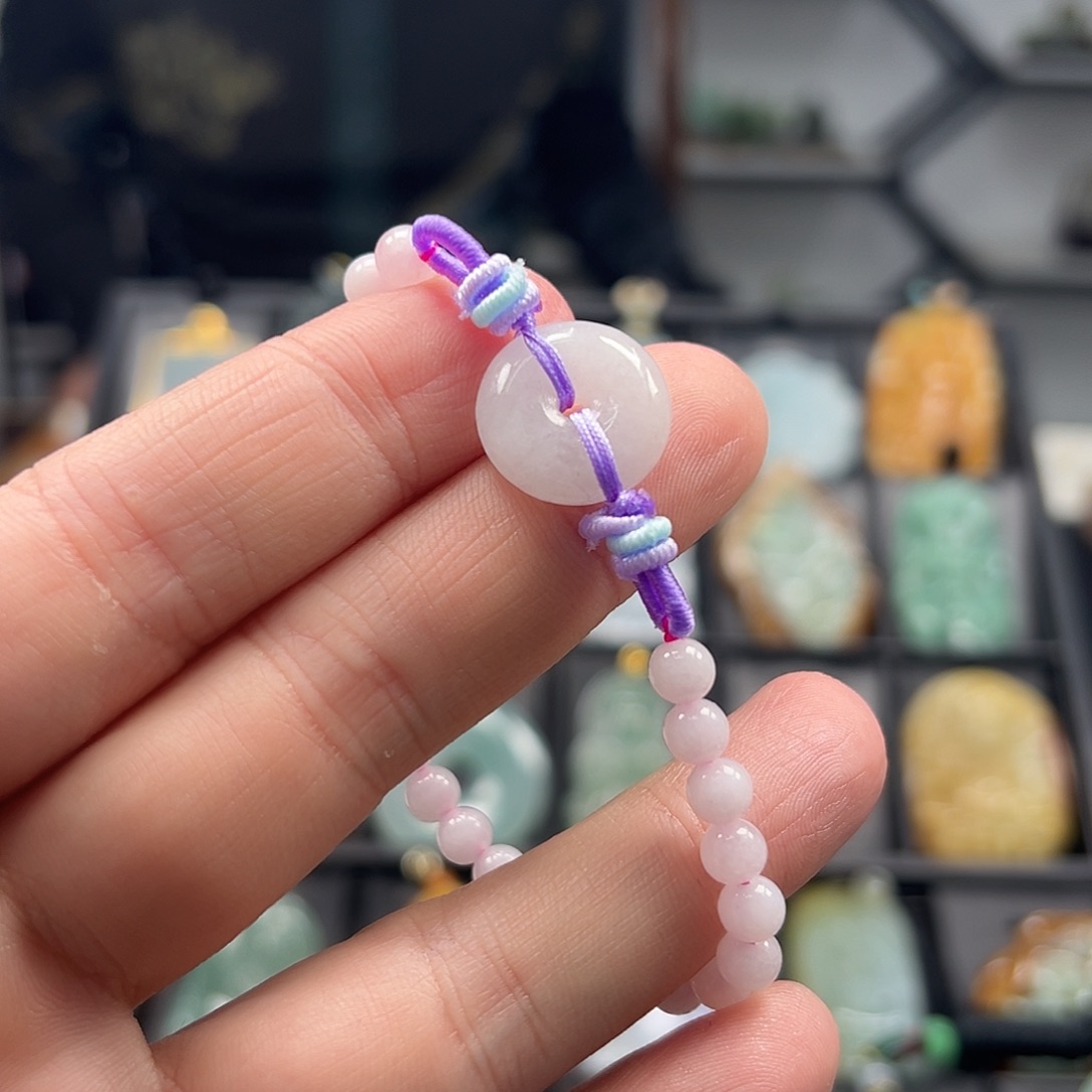 定制翡翠未镶嵌天然缅甸a货翡翠手串