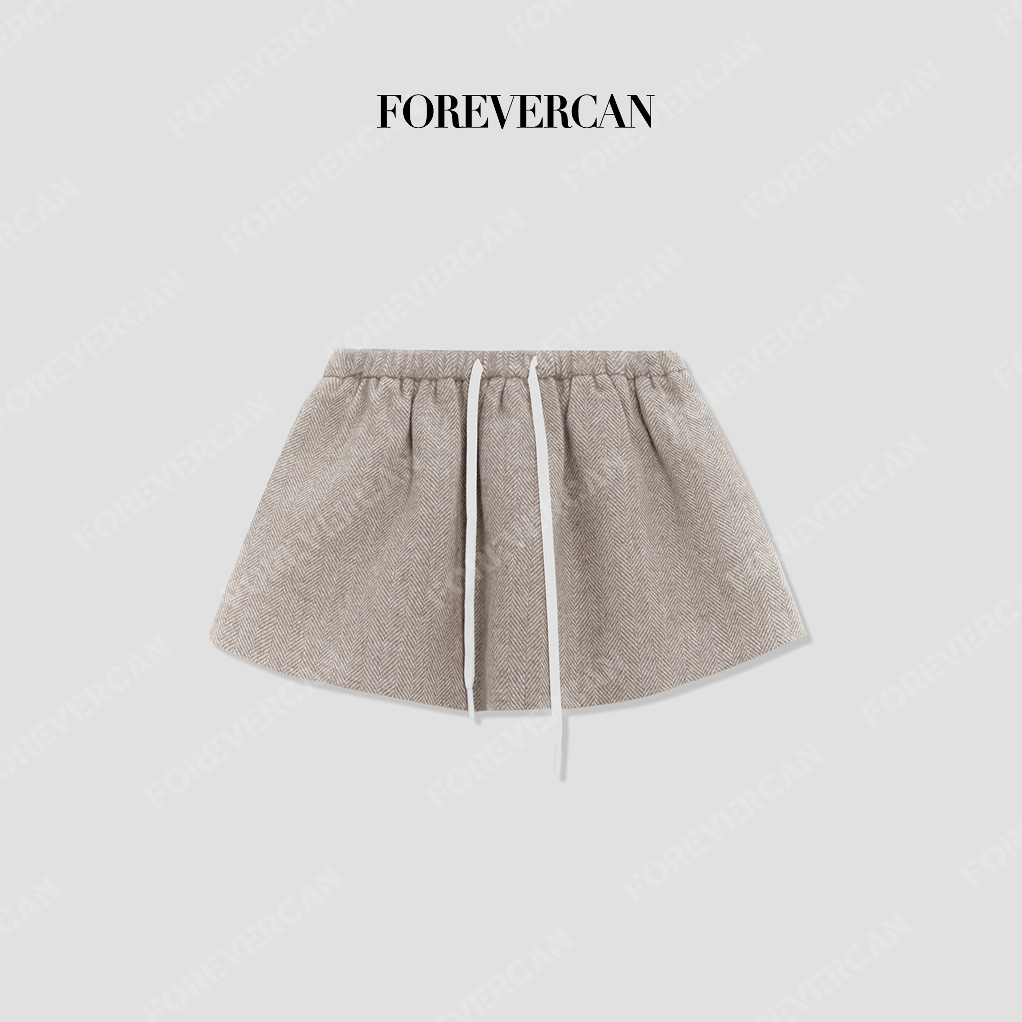 FOREVERCAN“蒙特卡洛”高比例澳洲进口美利诺羊毛半身裙SD22289