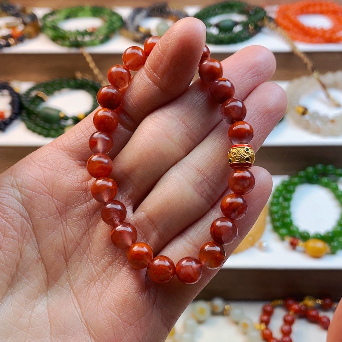 【闪购商品】南红玛瑙手串未镶嵌