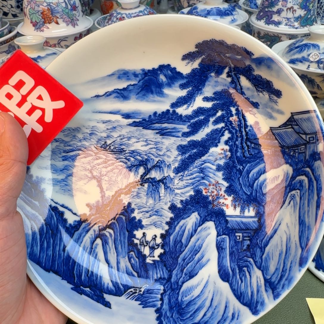 陶纯手工纯手绘茶具354