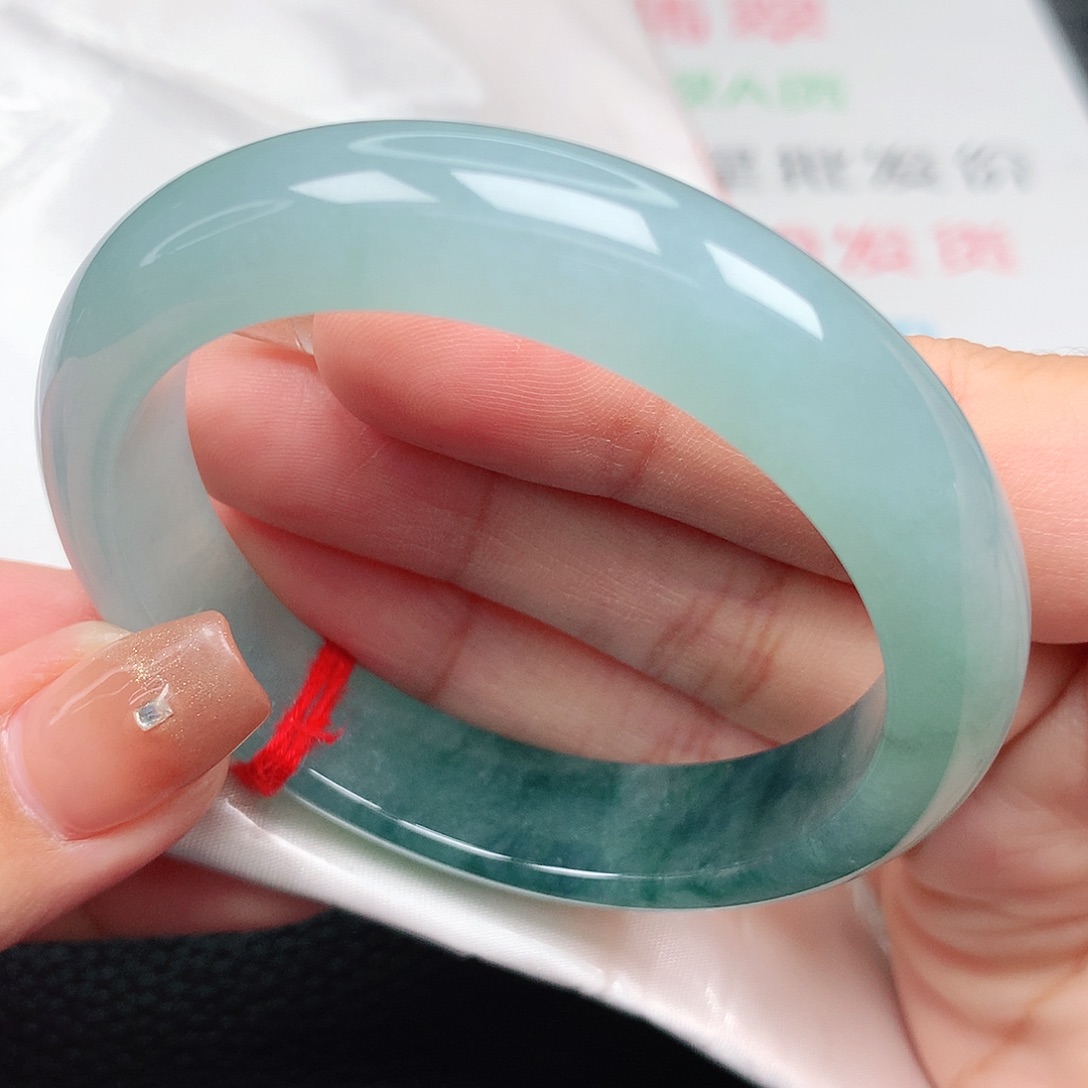 未镶嵌手镯翡翠54正圈