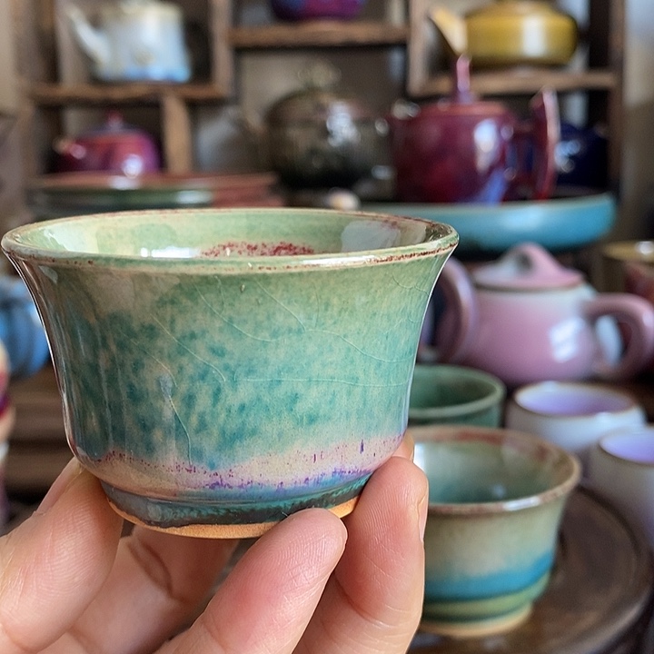 瑞*中国神后钧瓷茶具