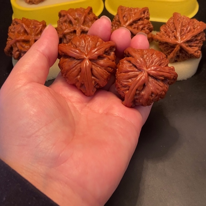 吊坠文玩核桃啾*啾工艺三棱