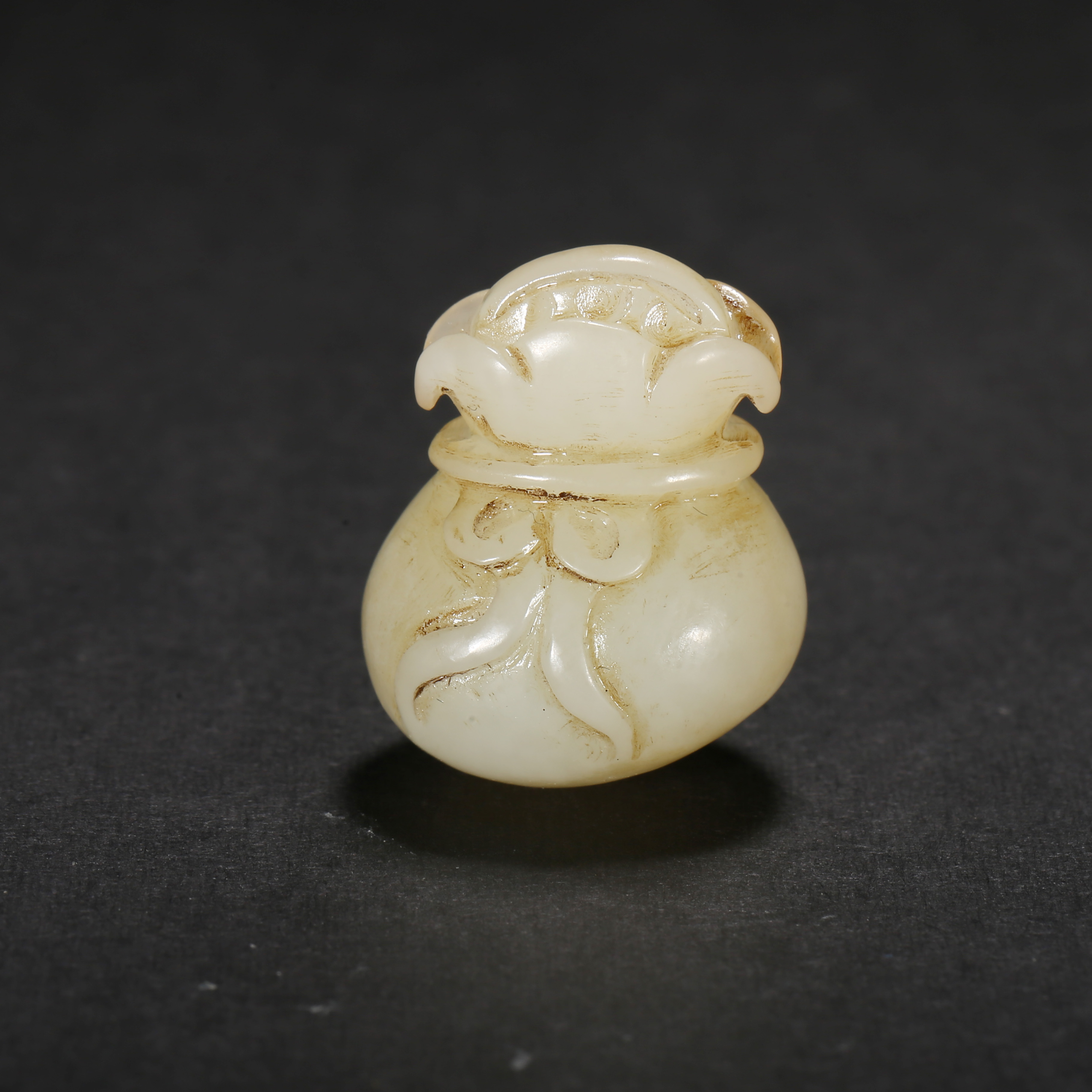 清代*玉钱袋/11LB3563/和田玉【北京文博】