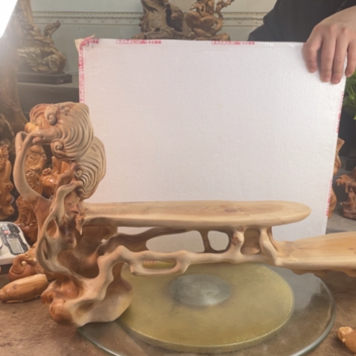 【闪购商品】柏木（崖柏）丁**贝崖柏工艺品摆件