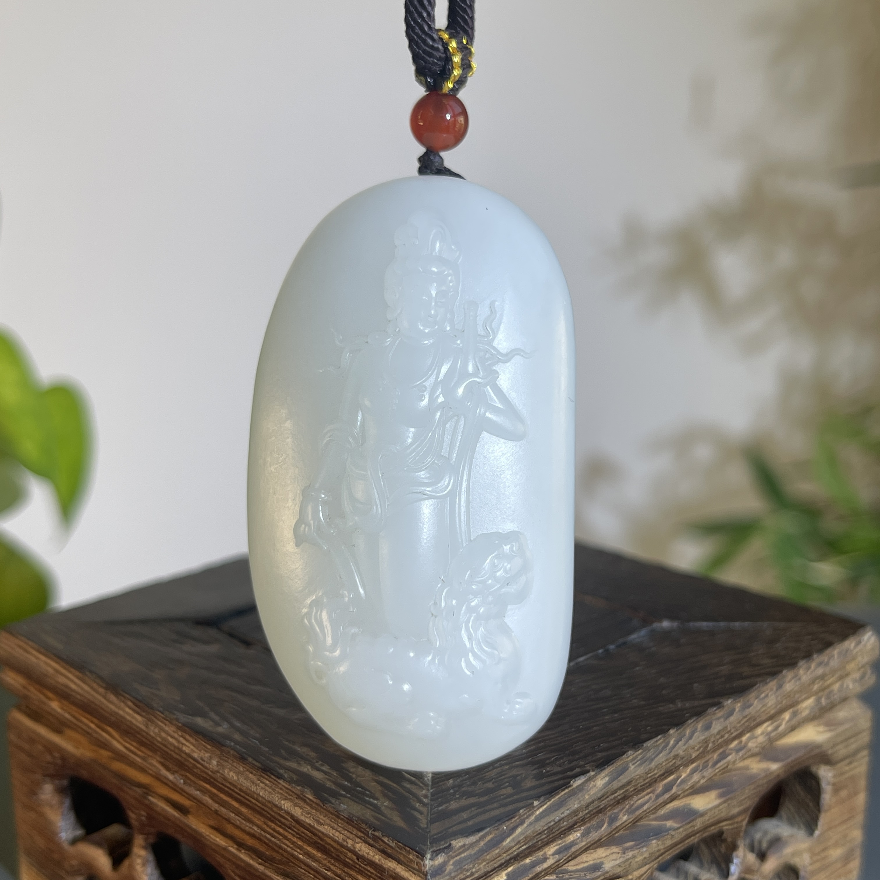 JXW13-238 和田玉-站观音