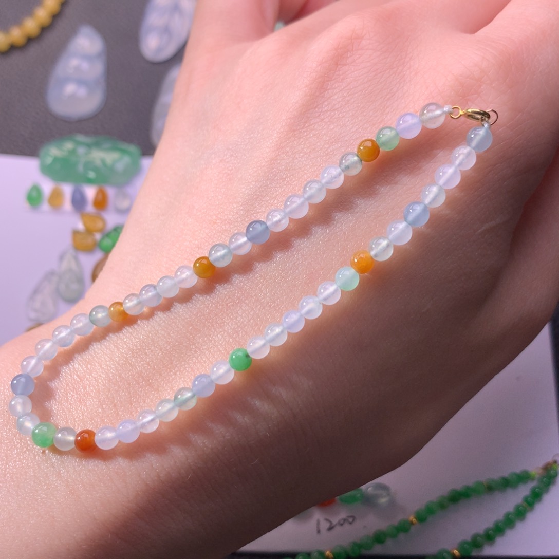 颈饰未镶嵌翡翠翡翠裸石卡3.5