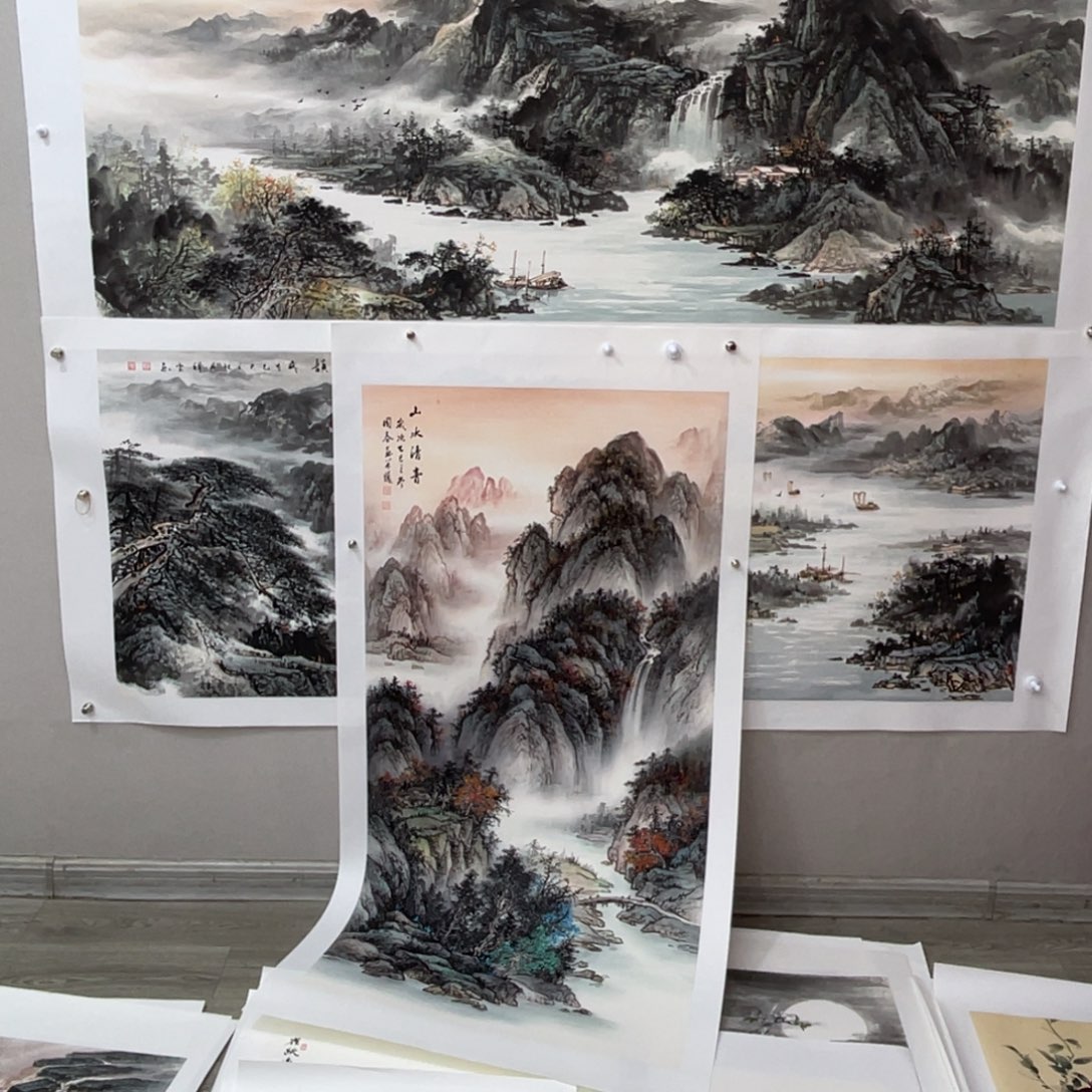 湖***客国画李祥云老师作品欣赏