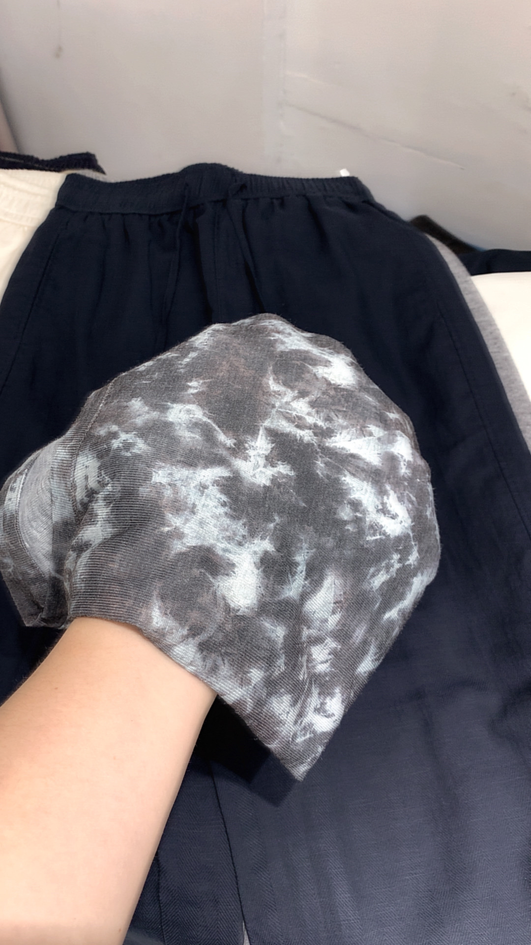 宝衣家 夏季柔软蓝眼泪天丝短袖