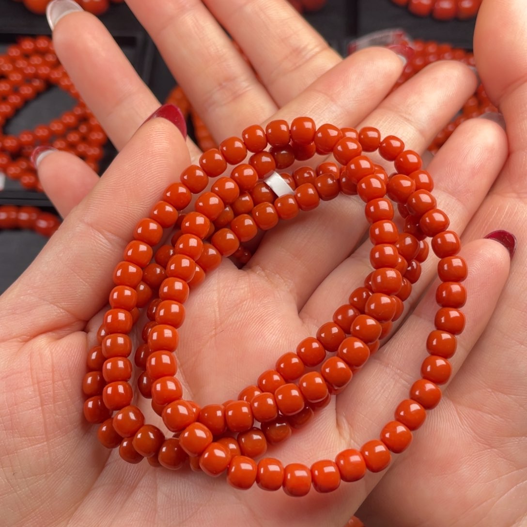 南红玛瑙手链未镶嵌妞5