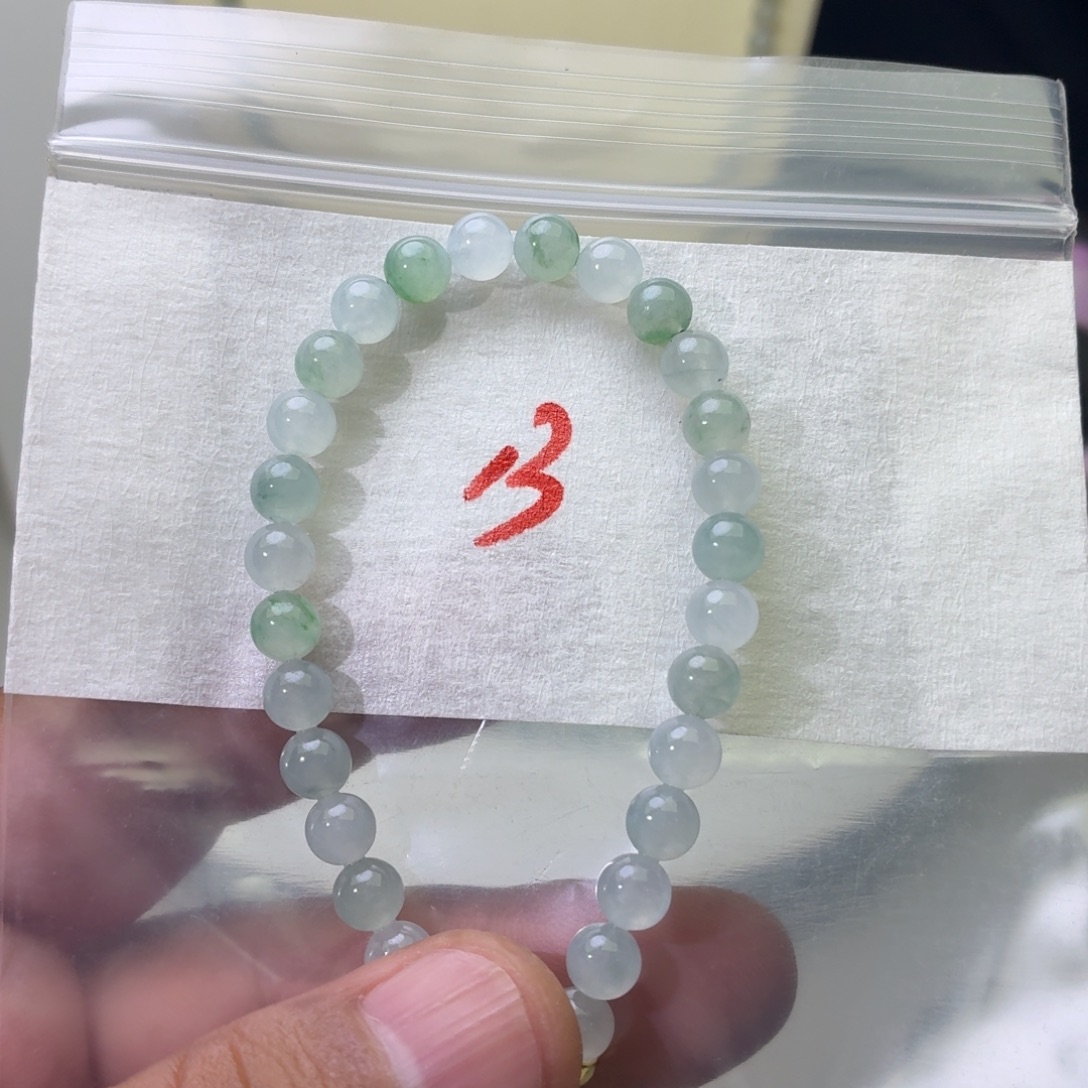 定制翡翠未镶嵌翡翠珠链