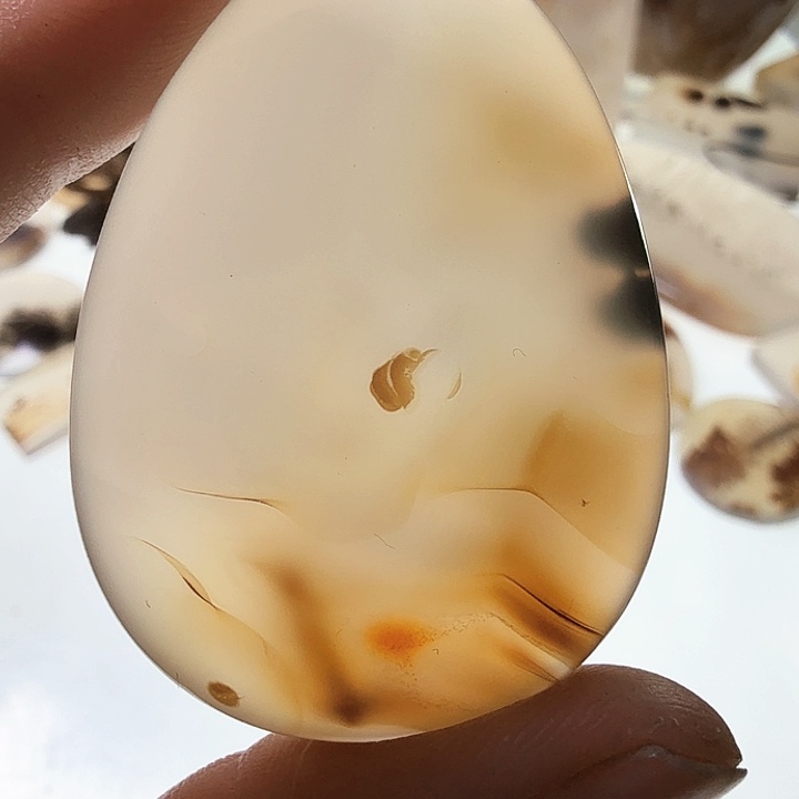 玛瑙/玉髓钛钢珠宝半成品