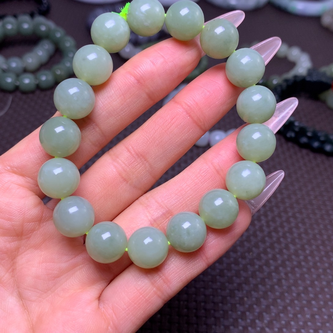 未镶嵌手串和田玉卡12