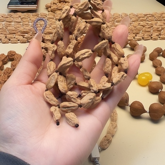 核***爸文玩核桃吊坠异形脖挂