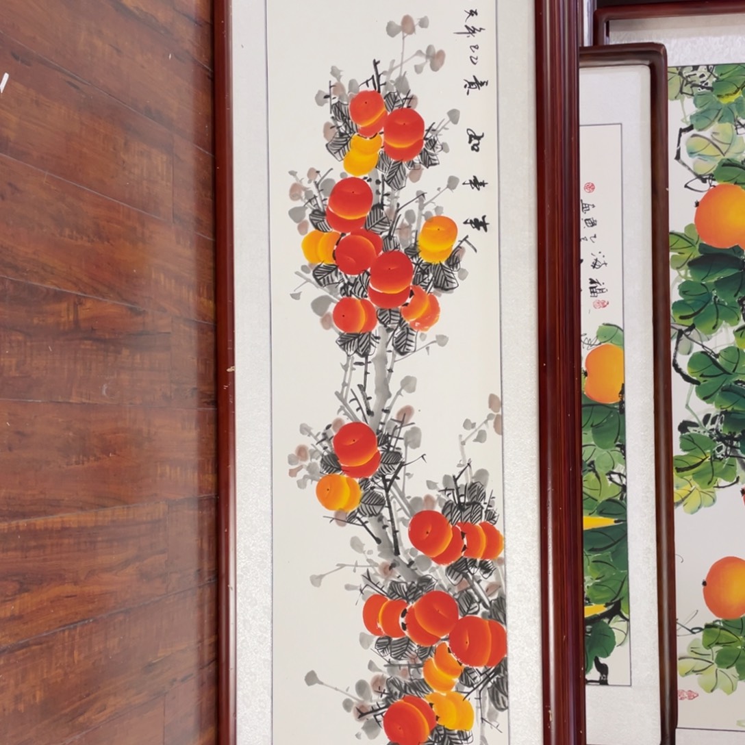 国画带框尺寸48*163厘米