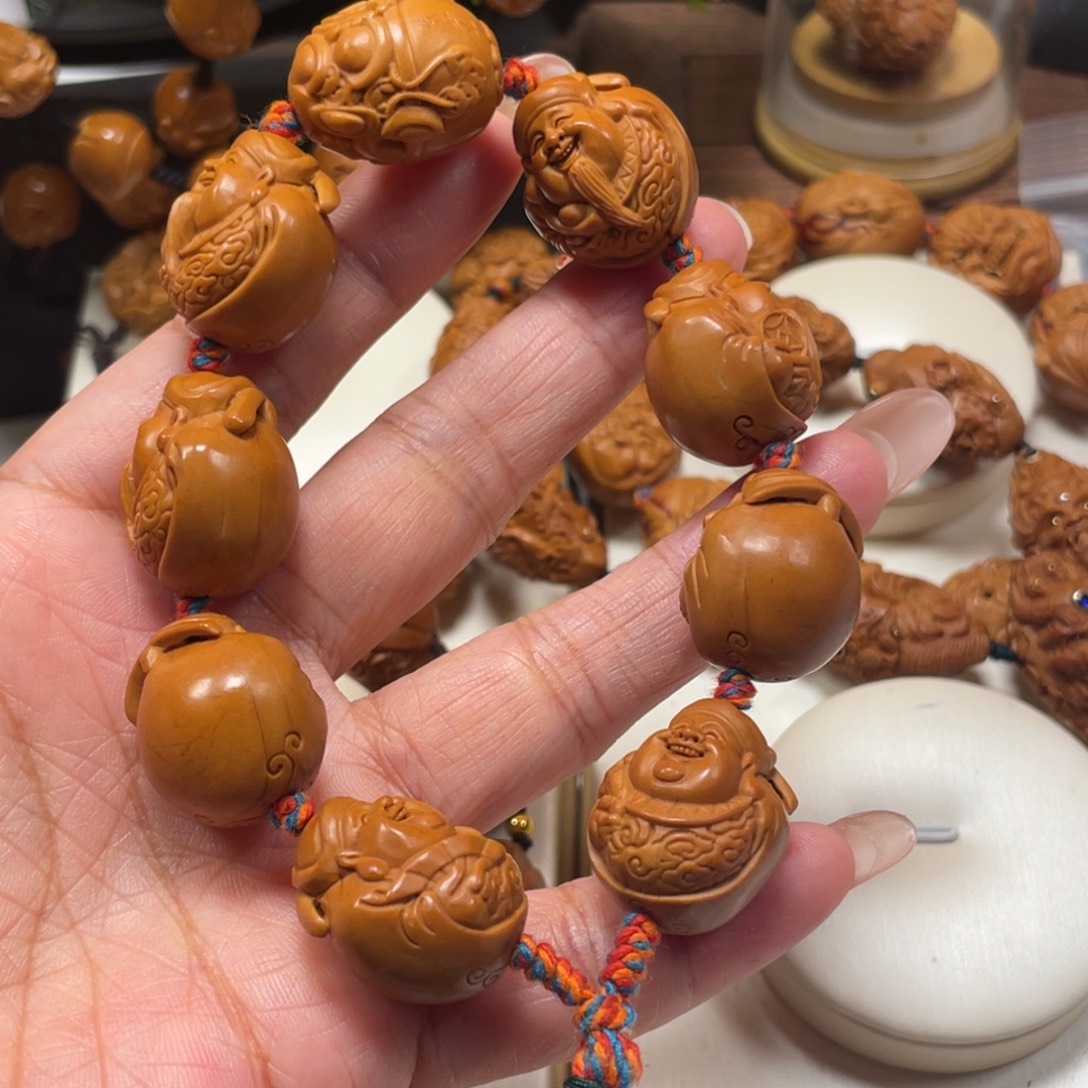 推***门橄榄核手串/手链地主财神橄榄核手串