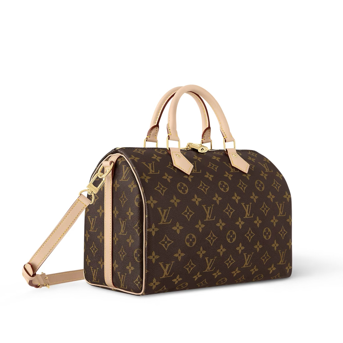未使用 LouisVuitton/路易威登 speedy30 单肩包 带盒带票