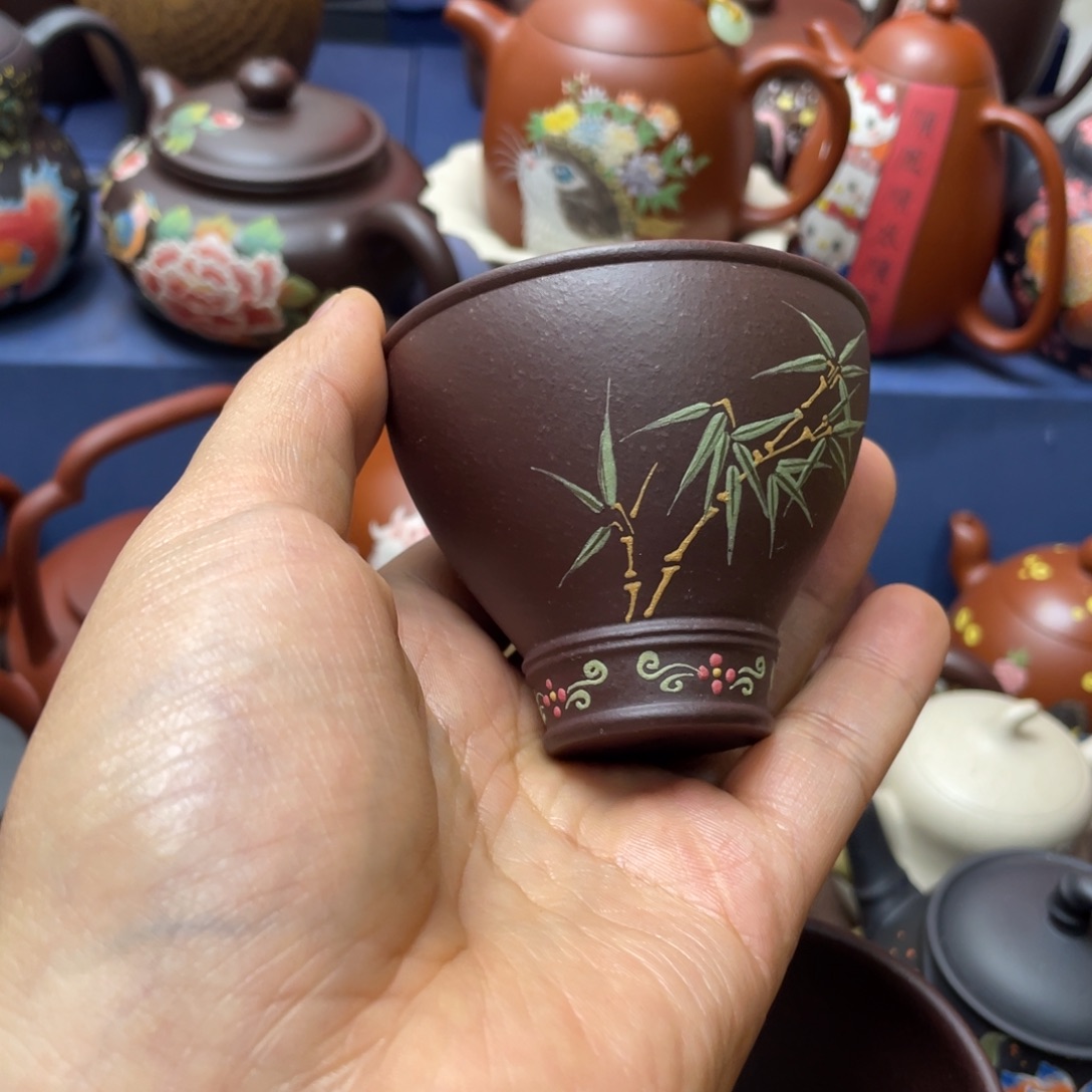 紫砂茶杯紫砂主人杯100cc