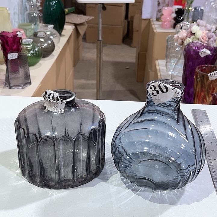 玻璃301+396一对组合装玻璃花瓶嘎嘎好看
