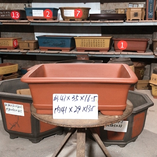 紫砂紫砂花盆包邮