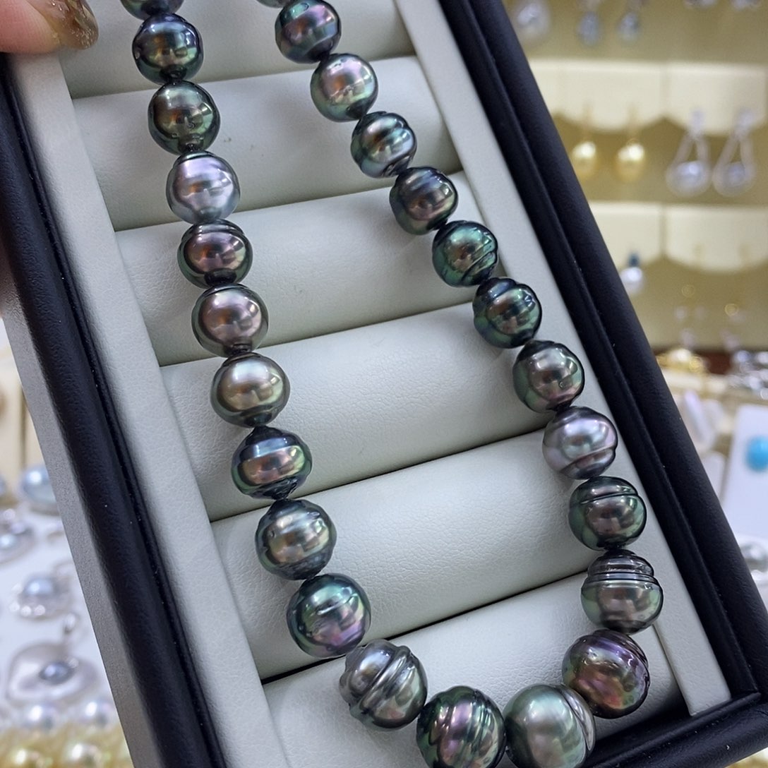 夏***塔银S925镶嵌海水珍珠颈饰