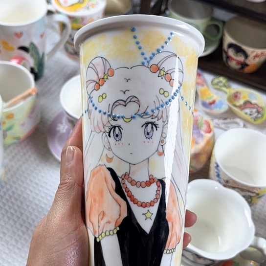 手绘高温釉下彩陶瓷