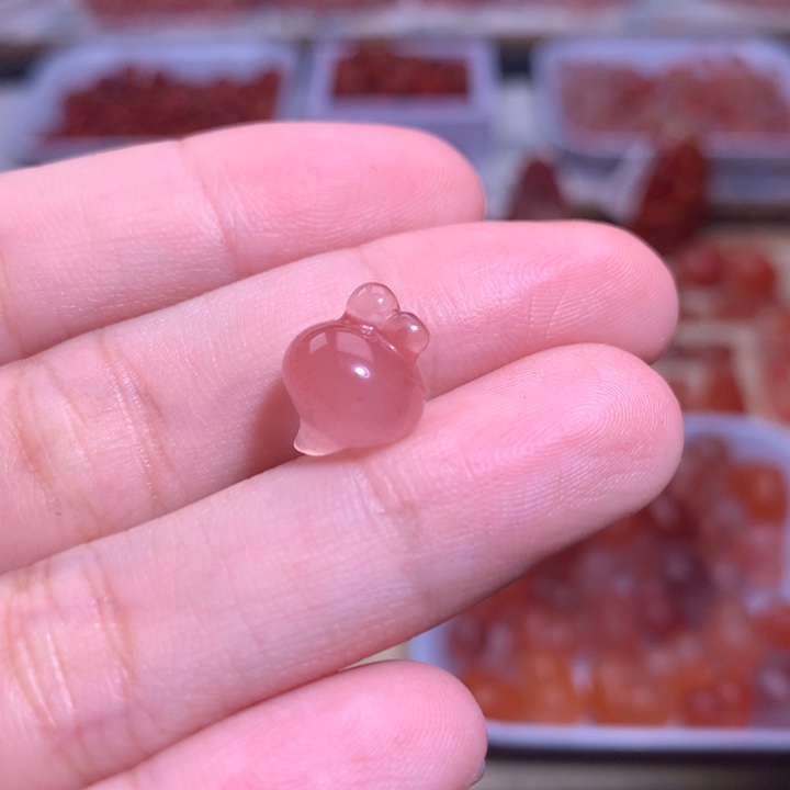 南红玛瑙未镶嵌珠宝半成品胡萝卜