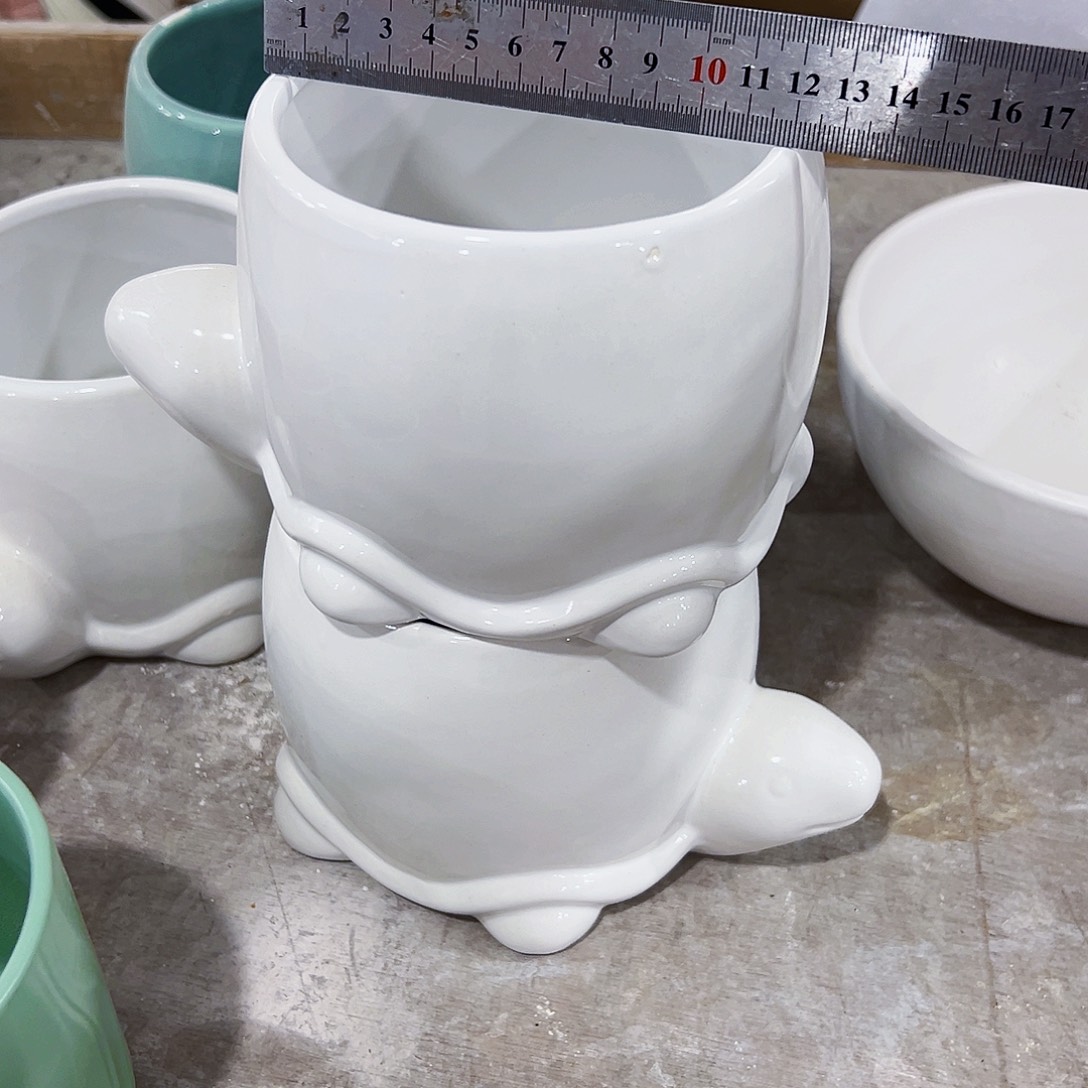 有孔，外贸尾单陶瓷花盆凑单10米包邮微瑕