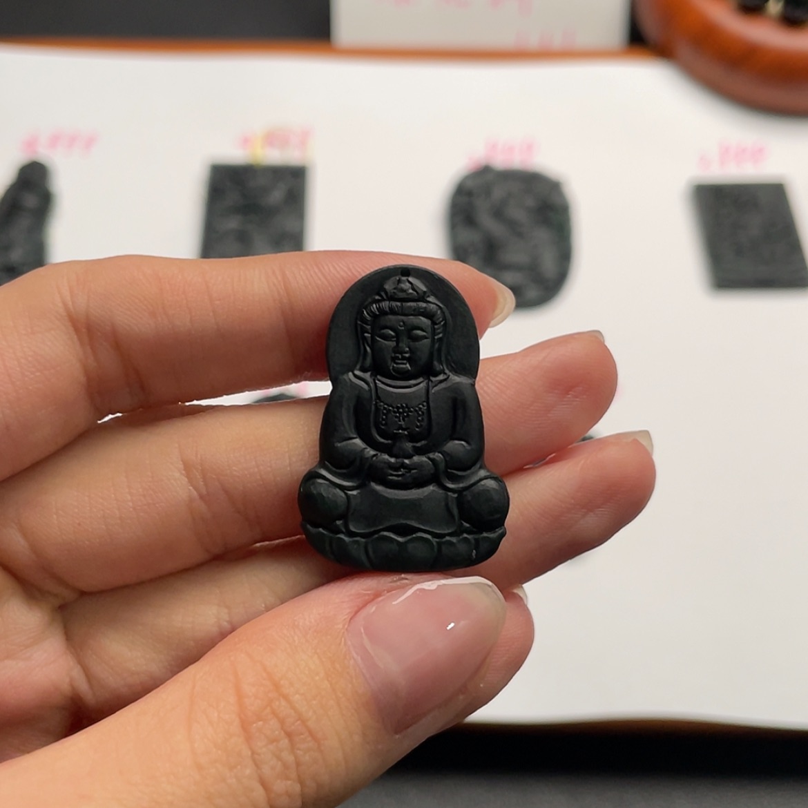 【闪购商品】定制翡翠未镶嵌墨翠