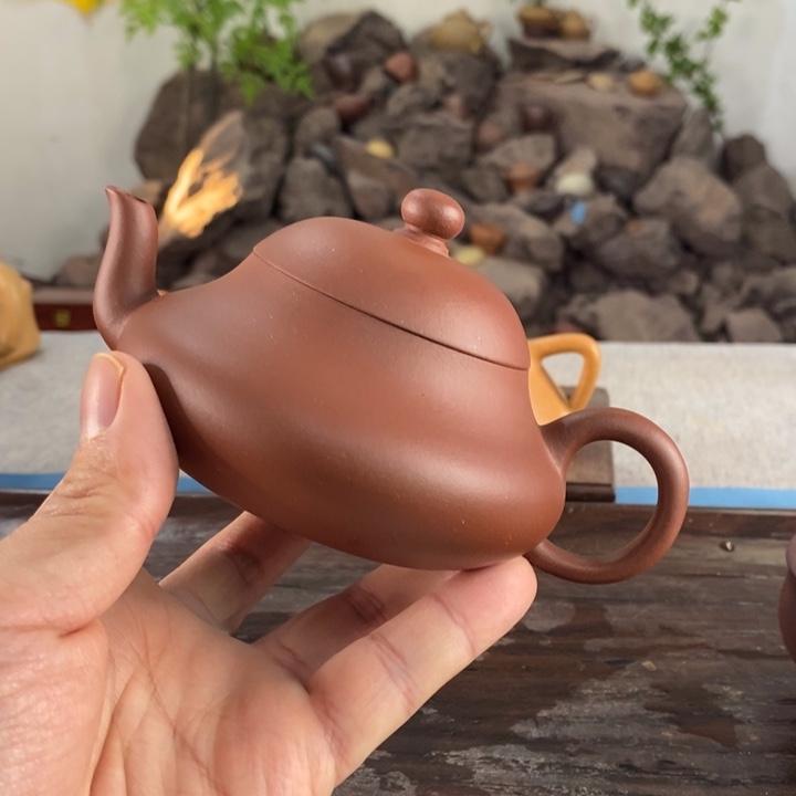 紫砂茶壶宜兴红皮龙200
