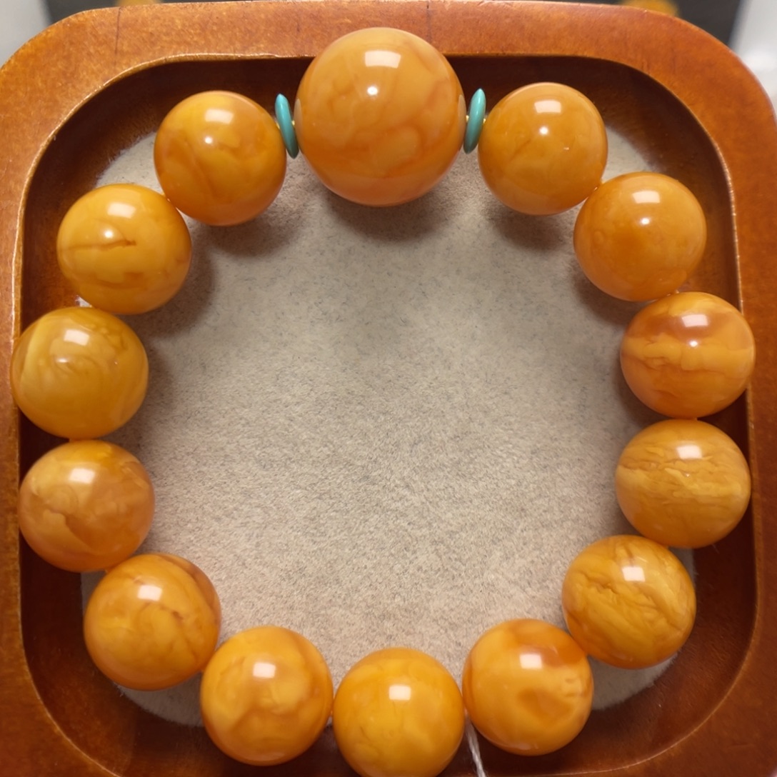 蜜蜡未镶嵌手串蜜蜡