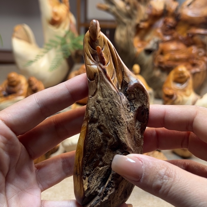 柏木红油原皮无相