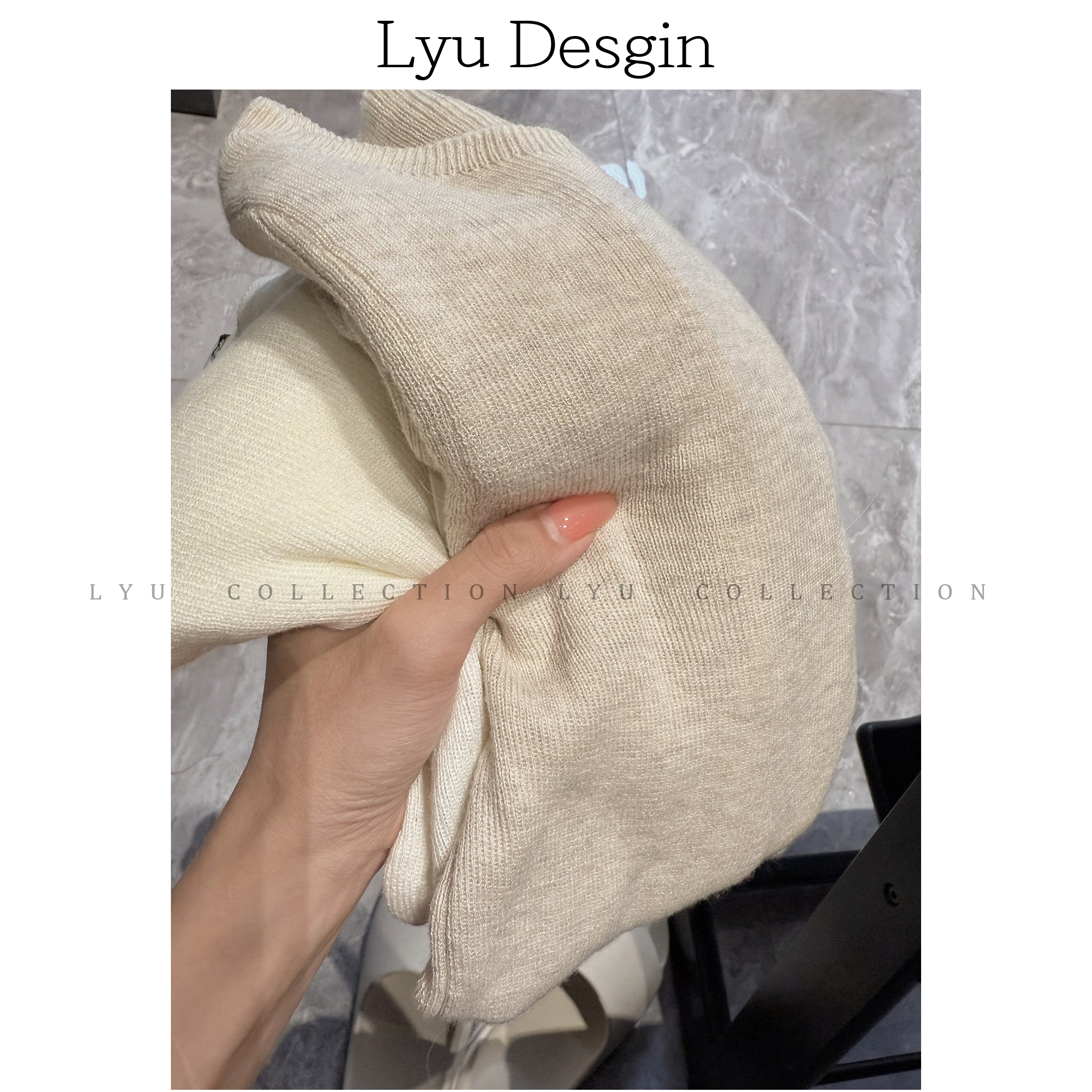 【慵懒首尔】简约软糯小圆领针织衫女韩版时尚显瘦长袖内搭D13