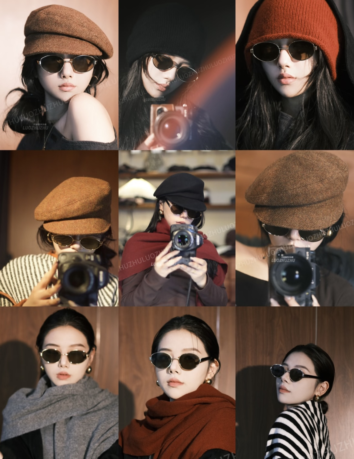 老钱风时髦春夏款墨镜