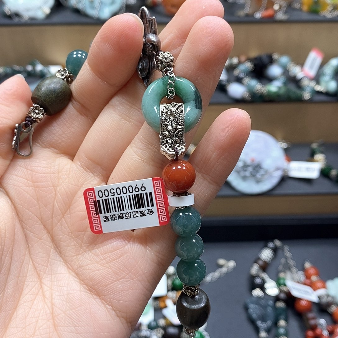 翡翠未镶嵌手链手链