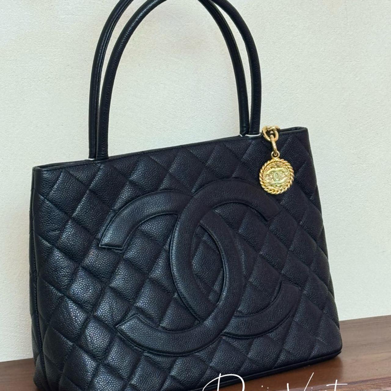 95新 Chanel/香奈儿 大吉中古/Chanel香奈儿黑金希尔顿单肩包