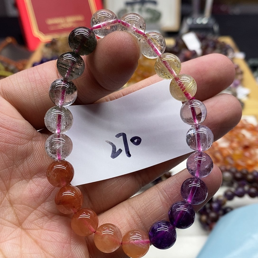 水晶手链未镶嵌天然