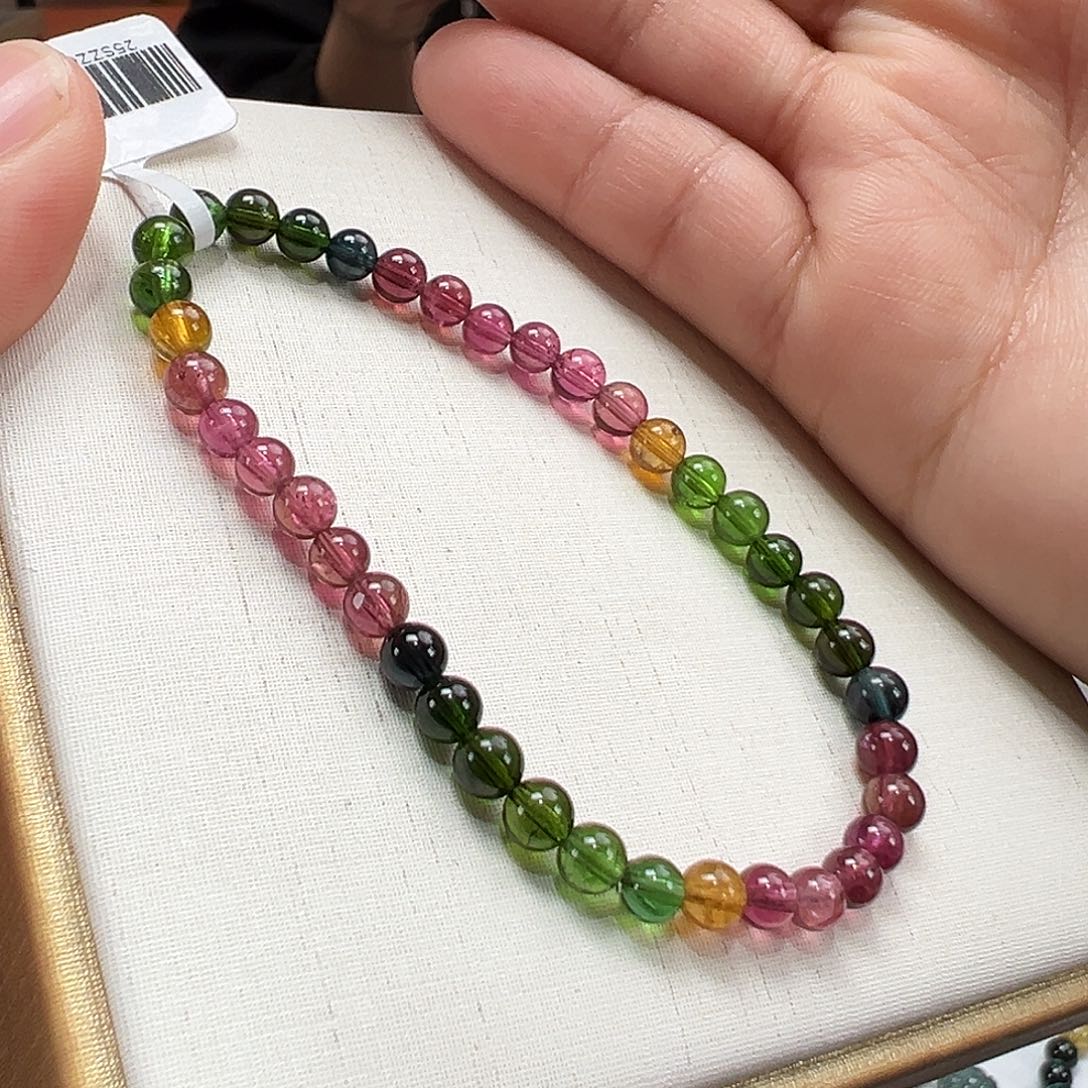 碧玺手串未镶嵌4.8mmmmmm