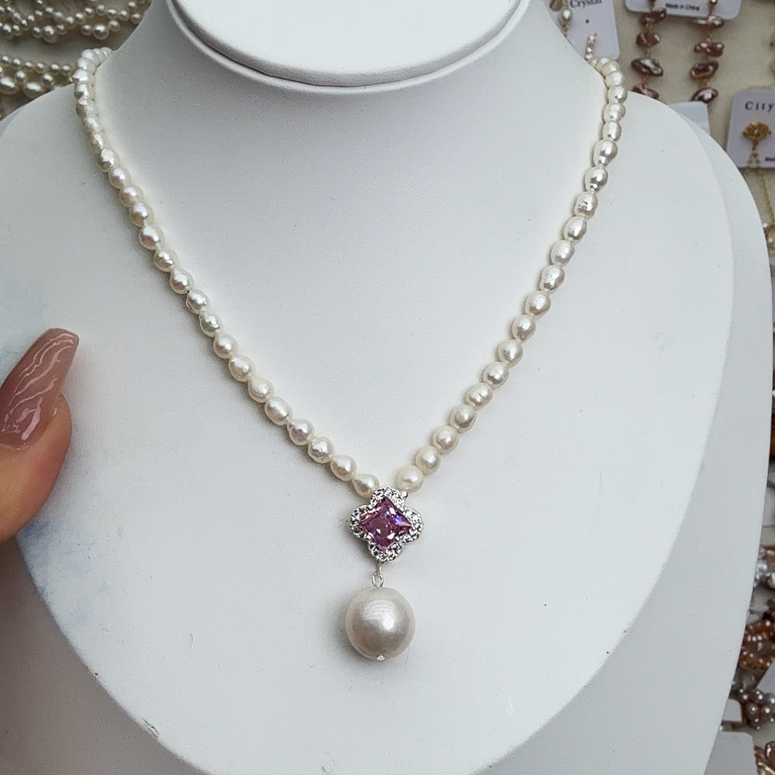 淡水珍珠未镶嵌颈饰