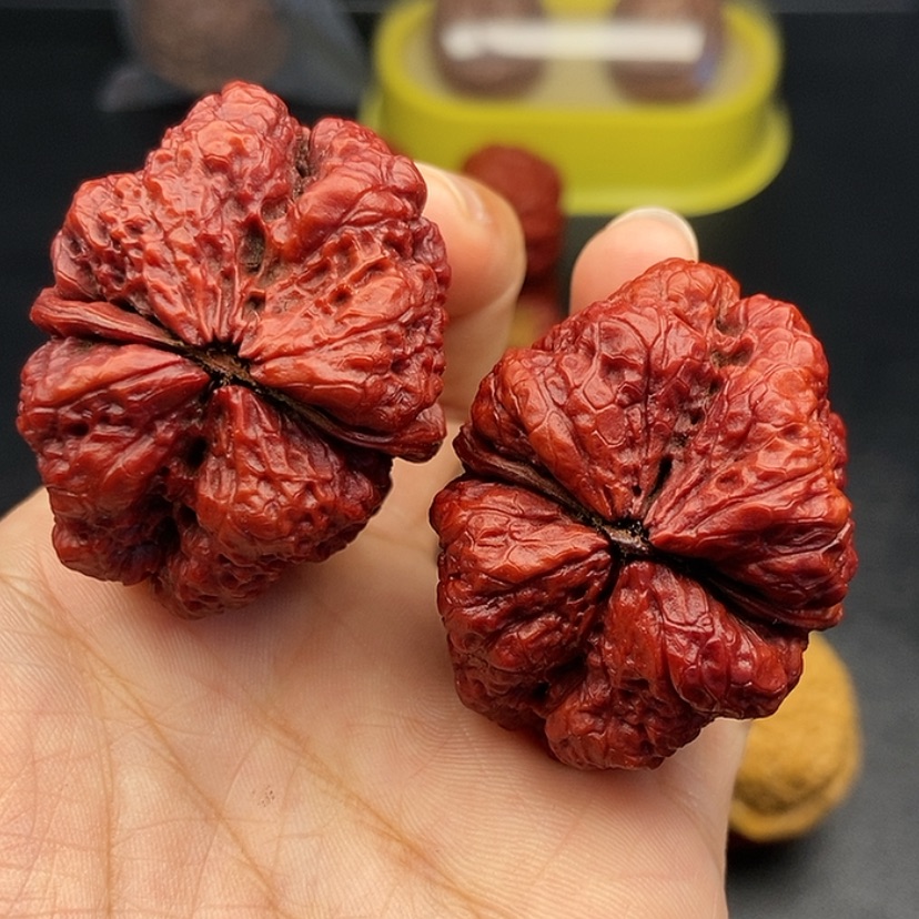 【闪购商品】把件文玩核桃43尺蝴蝶蟾