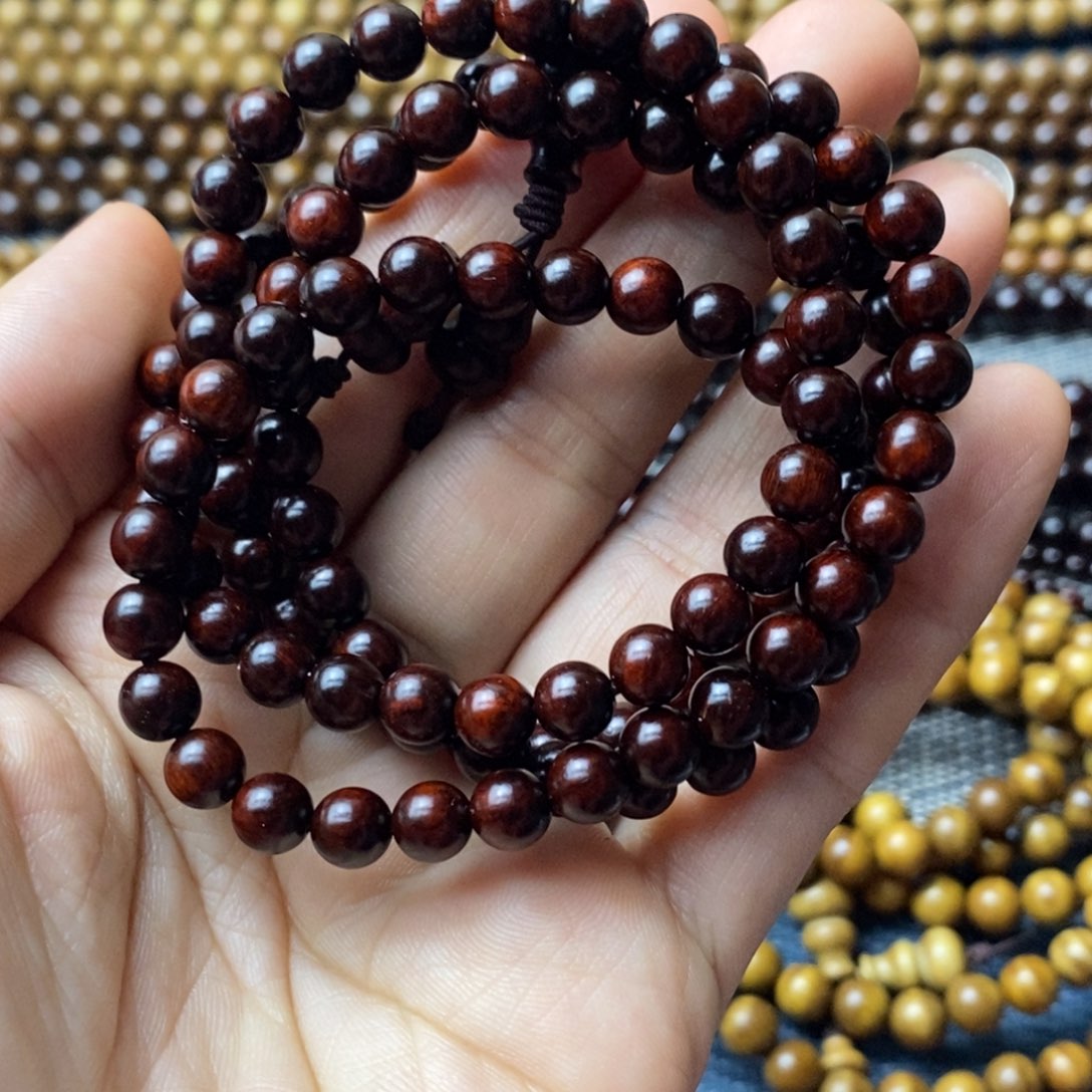 妙***心手串/手链檀香紫檀（小叶紫檀）0.6