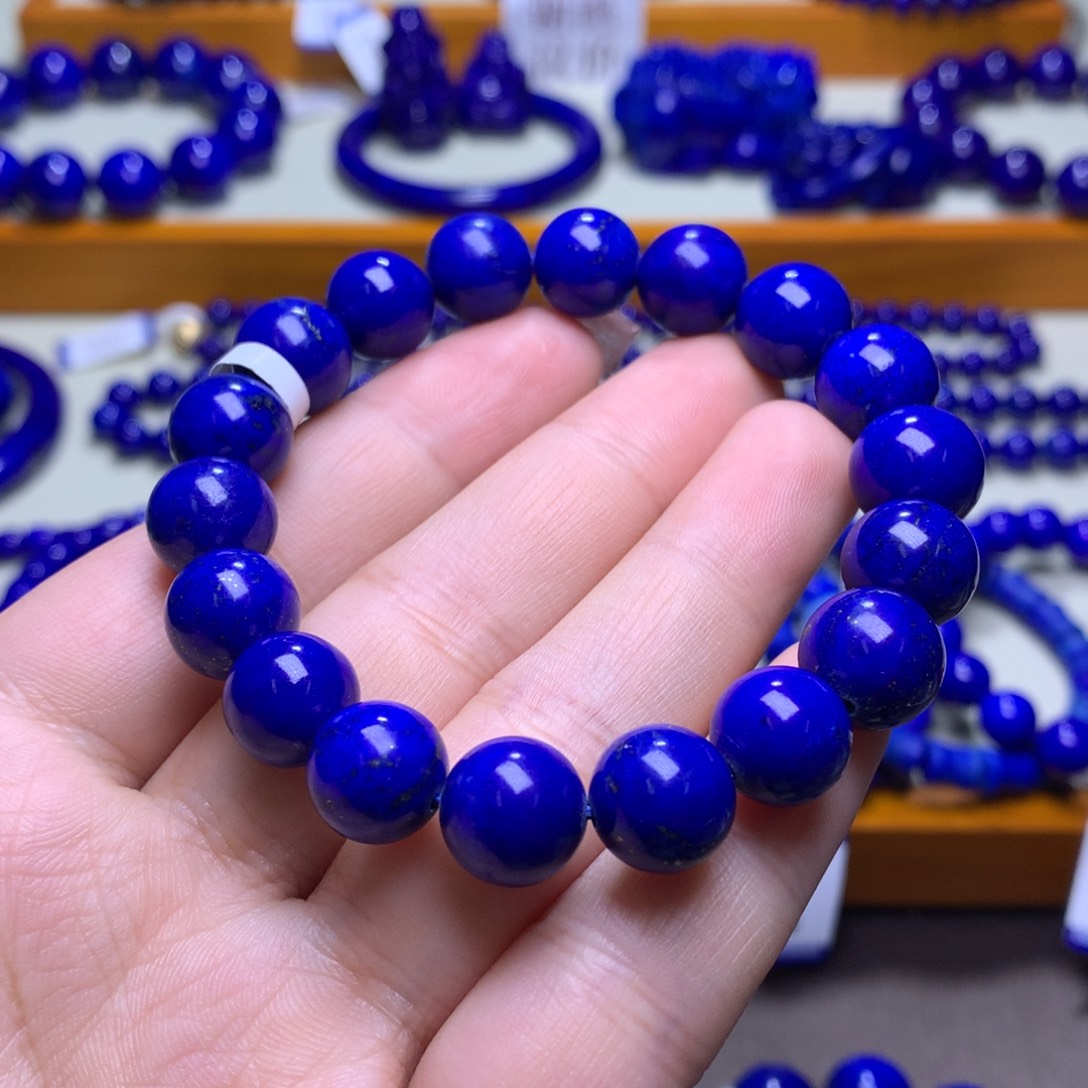 青金石手串未镶嵌11m