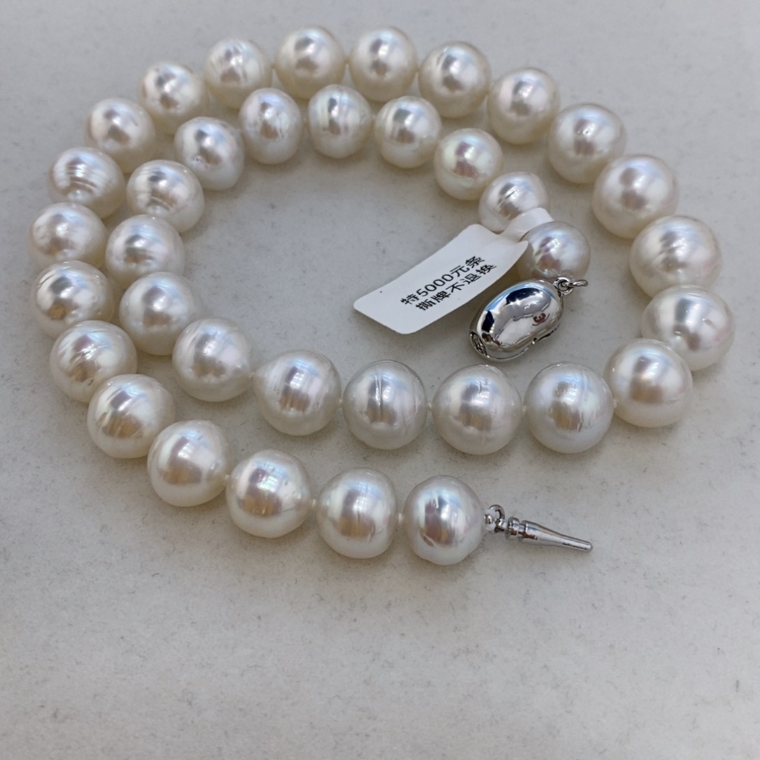 未镶嵌裸珠海水珍珠澳白11-13