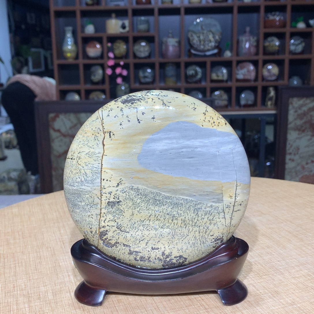 紫砂，广西国画石摆件，收藏观赏