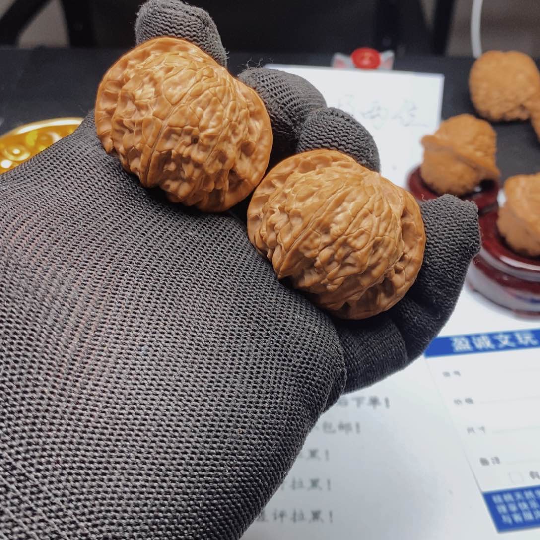 文玩核桃把件A2301磨盘41