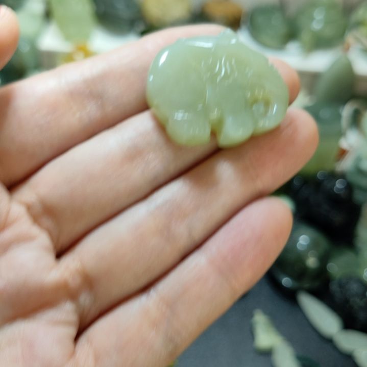 岫玉挂坠款式未镶嵌A**S