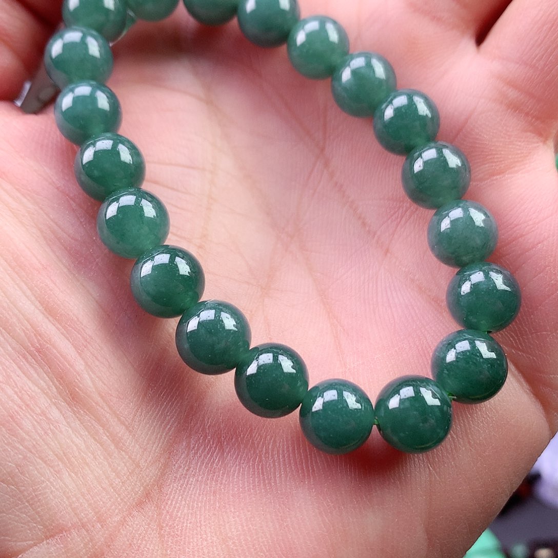 未镶嵌手链翡翠手串