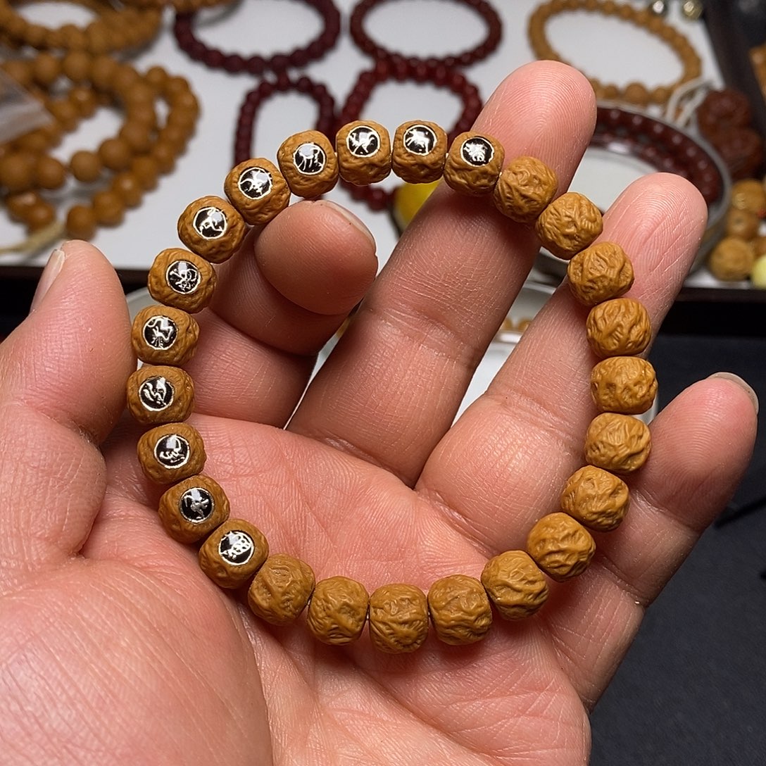 猴头核桃手串全品10左右十二观山无相57号