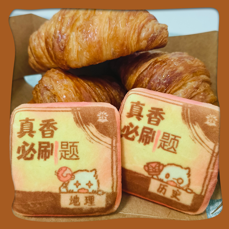 必刷题吧唧毛绒吧唧面包吧唧伴手礼纪念品周边小物礼物创意文创
